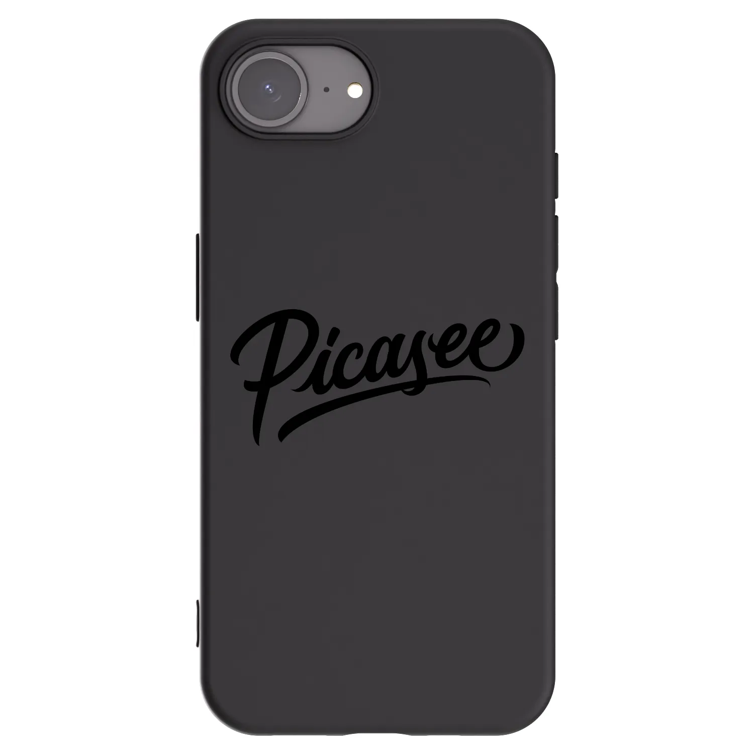 Picasee Apple iPhone 17e Hülle - Schwarzes Silikon - Picasee - old logo - black