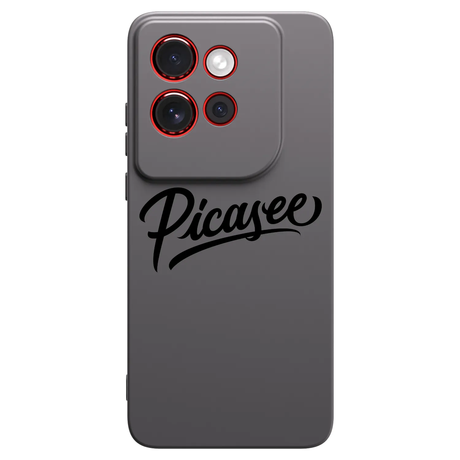 Picasee Motorola Edge 60 Neo 5G Hülle - Schwarzes Silikon - Picasee - old logo - black