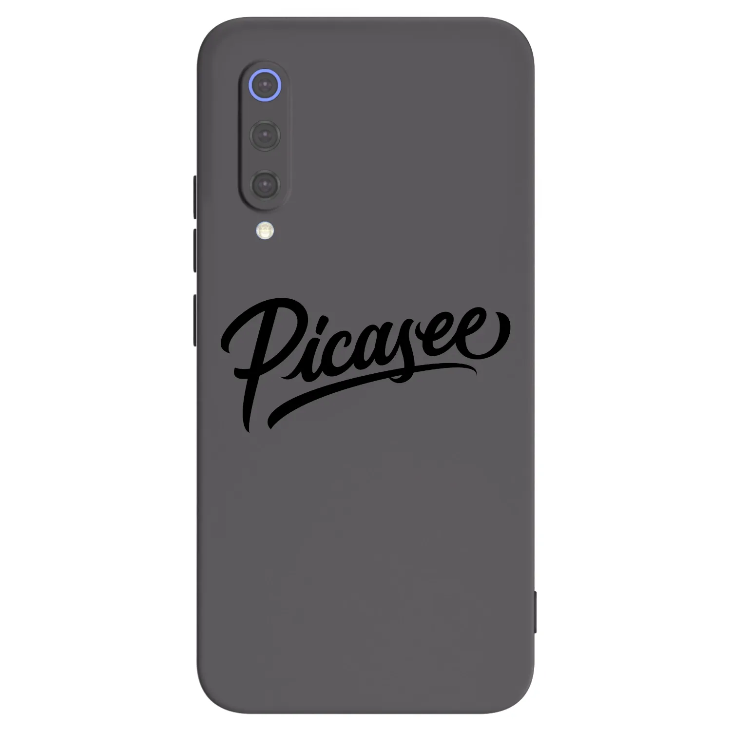 Picasee Xiaomi Mi 9 SE Hülle - Schwarzes Silikon - Picasee - old logo - black