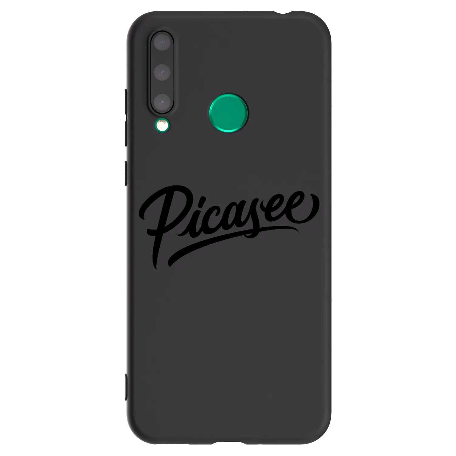 Picasee Honor 20 Lite Hülle - Schwarzes Silikon - Picasee - old logo - black