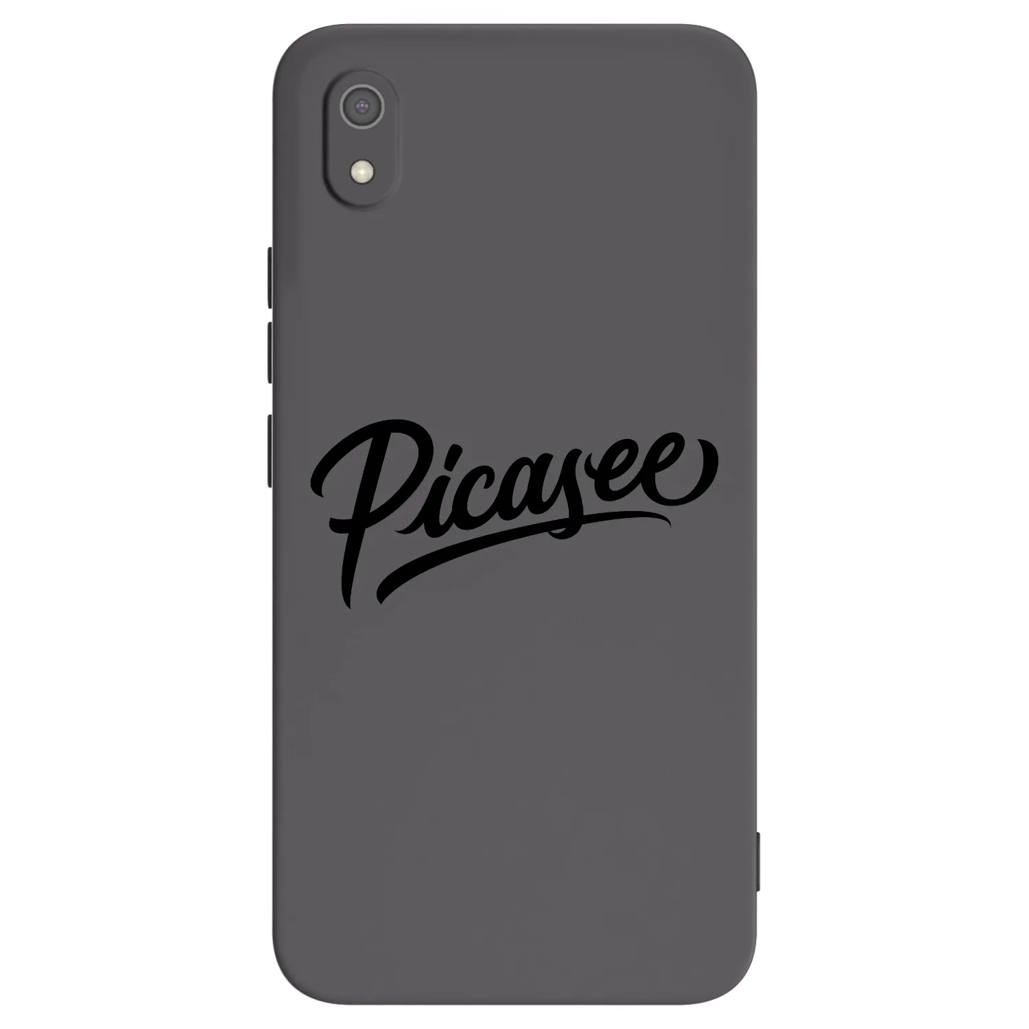 Picasee Xiaomi Redmi 7A Hülle - Schwarzes Silikon - Picasee - old logo - black