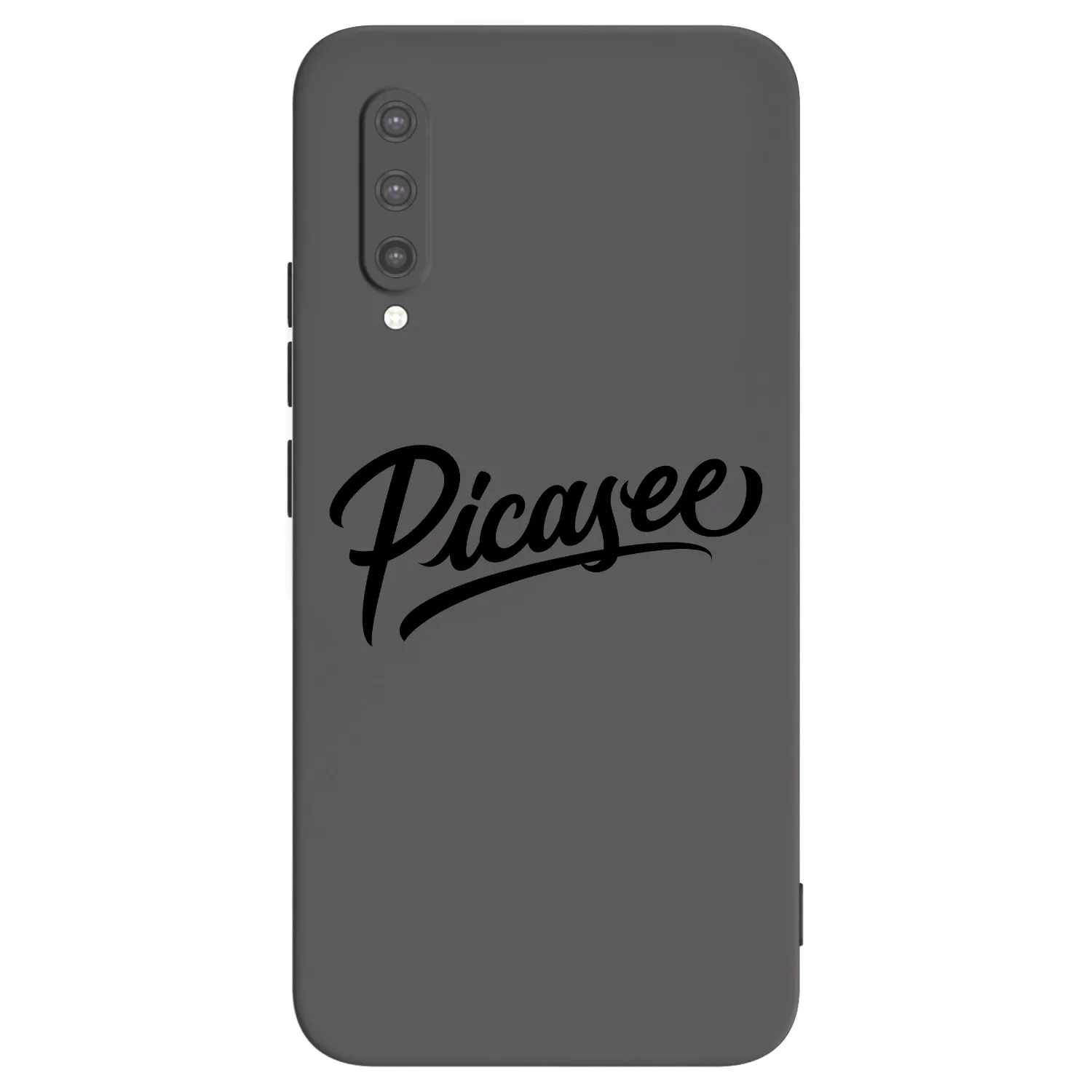Picasee Xiaomi Mi 9 Lite Hülle - Schwarzes Silikon - Picasee - old logo - black