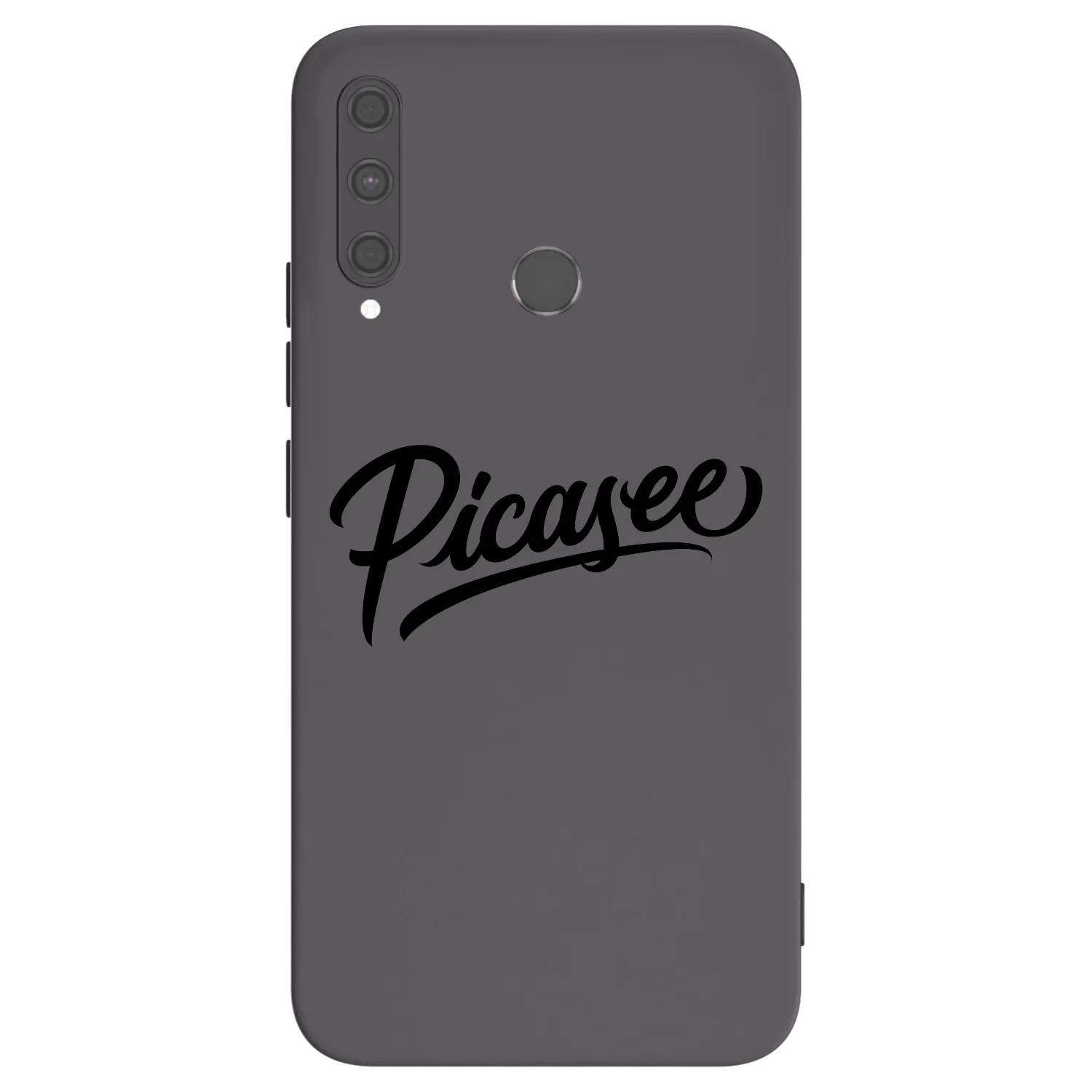 Picasee Huawei P40 Lite E Hülle - Schwarzes Silikon - Picasee - old logo - black