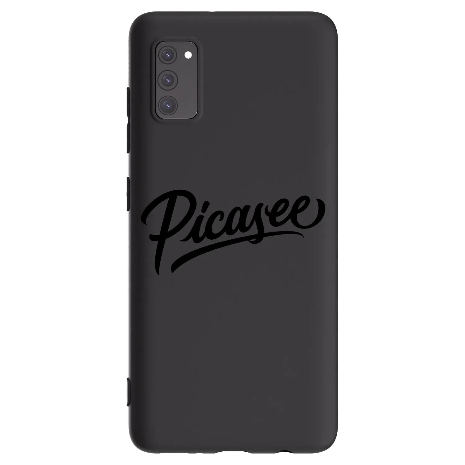 Picasee Samsung Galaxy A41 A415F Hülle - Schwarzes Silikon - Picasee - old logo - black