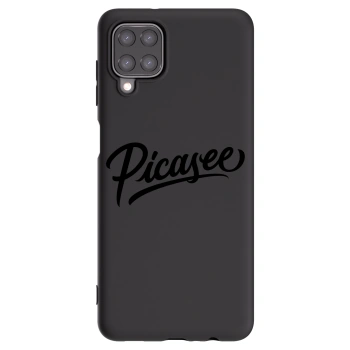 Picasee Samsung Galaxy A12 A125F Hülle - Schwarzes Silikon - Picasee - old logo - black
