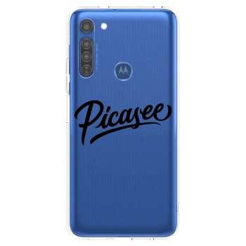 Hülle für Motorola Moto G8 - Picasee - old logo - black