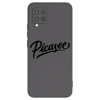 Picasee Samsung Galaxy A42 A426B Hülle - Schwarzes Silikon - Picasee - old logo - black