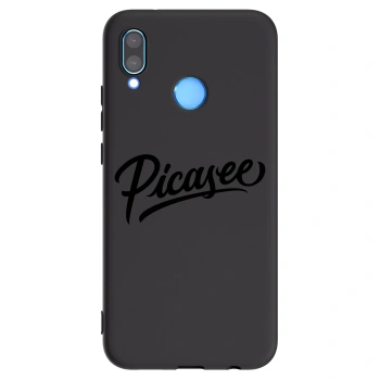Picasee Huawei P20 Lite Hülle - Schwarzes Silikon - Picasee - old logo - black