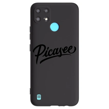 Hülle für Realme C21 - Picasee - old logo - black