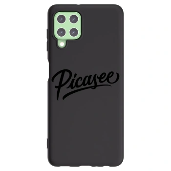 Picasee Samsung Galaxy A22 A225F 4G Hülle - Schwarzes Silikon - Picasee - old logo - black