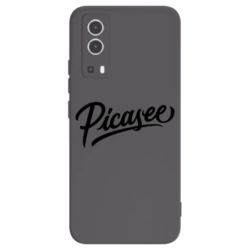 Picasee Vivo Y72 5G Hülle - Schwarzes Silikon - Picasee - old logo - black