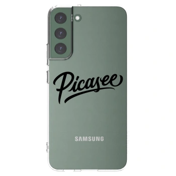 Picasee Samsung Galaxy S22+ 5G Hülle - Transparentes Silikon - Picasee - old logo - black