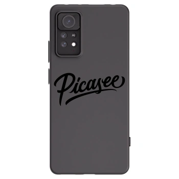 Picasee Xiaomi Redmi Note 11 Pro Hülle - Schwarzes Silikon - Picasee - old logo - black