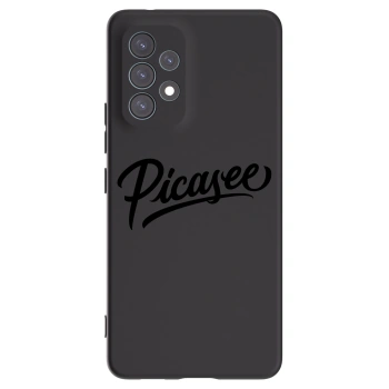 Picasee Samsung Galaxy A53 5G A536 Hülle - Schwarzes Silikon - Picasee - old logo - black