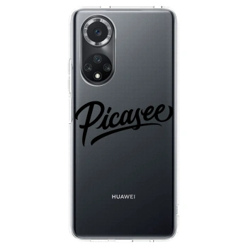 Picasee Huawei Nova 9 SE Hülle - Transparentes Silikon - Picasee - old logo - black