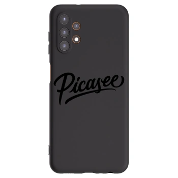 Picasee Samsung Galaxy A13 4G A135 Hülle - Schwarzes Silikon - Picasee - old logo - black