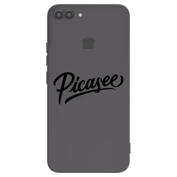Hülle für Huawei P Smart - Picasee - old logo - black