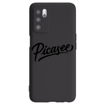 Picasee OPPO A16s Hülle - Schwarzes Silikon - Picasee - old logo - black