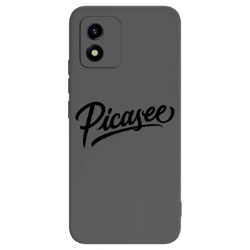 Picasee Vivo Y01 Hülle - Schwarzes Silikon - Picasee - old logo - black