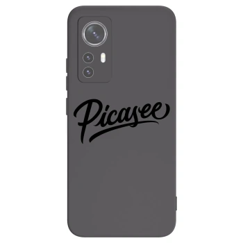 Picasee Xiaomi 12X Hülle - Schwarzes Silikon - Picasee - old logo - black
