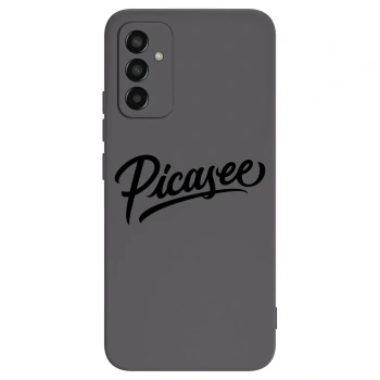 Picasee Samsung Galaxy M13 M135F Hülle - Schwarzes Silikon - Picasee - old logo - black