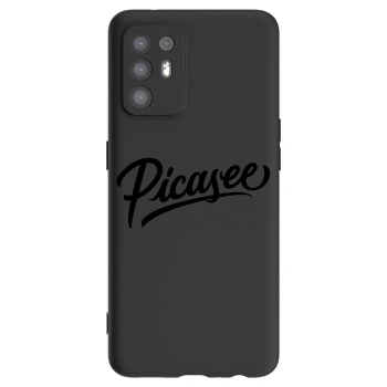 Picasee OPPO A94 5G Hülle - Schwarzes Silikon - Picasee - old logo - black