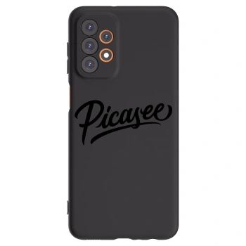 Picasee Samsung Galaxy A23 A235F 4G Hülle - Schwarzes Silikon - Picasee - old logo - black