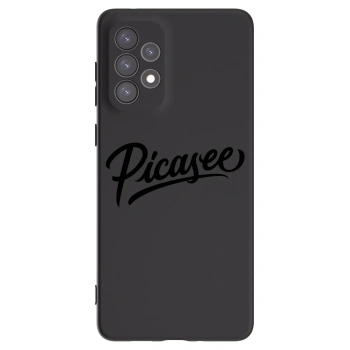 Picasee Samsung Galaxy A73 5G Hülle - Schwarzes Silikon - Picasee - old logo - black