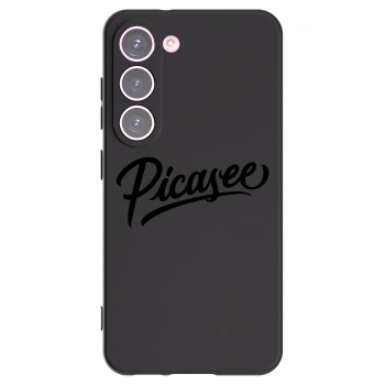 Picasee Samsung Galaxy S23 5G Hülle - Schwarzes Silikon - Picasee - old logo - black