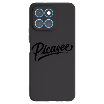 Picasee Honor X8 5G Hülle - Schwarzes Silikon - Picasee - old logo - black
