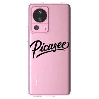 Picasee Xiaomi 13 Lite Hülle - Transparentes Silikon - Picasee - old logo - black