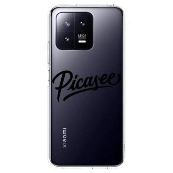 Picasee Xiaomi 13 Pro Hülle - Transparentes Silikon - Picasee - old logo - black