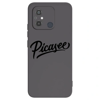 Picasee Xiaomi Redmi 12C Hülle - Schwarzes Silikon - Picasee - old logo - black
