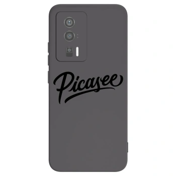Picasee Xiaomi Poco F5 Pro 5G Hülle - Schwarzes Silikon - Picasee - old logo - black