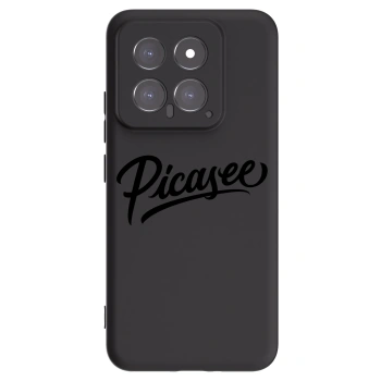 Picasee Xiaomi 14 Hülle - Schwarzes Silikon - Picasee - old logo - black