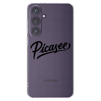 Picasee Samsung Galaxy S24+ S926B 5G Hülle - Transparentes Silikon - Picasee - old logo - black