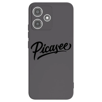 Picasee Xiaomi Redmi 12 5G Hülle - Schwarzes Silikon - Picasee - old logo - black