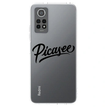 Picasee Xiaomi Redmi Note 12 Pro 4G Hülle - Transparentes Silikon - Picasee - old logo - black
