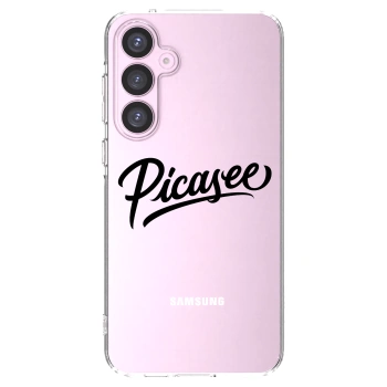 Picasee Samsung Galaxy A55 5G A556B Hülle - Transparentes Silikon - Picasee - old logo - black