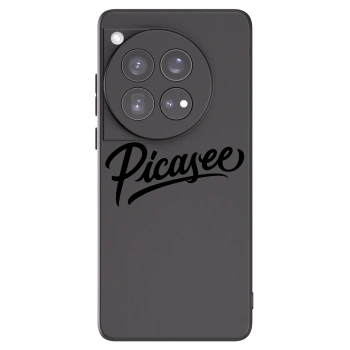 Picasee OnePlus 12 5G Hülle - Schwarzes Silikon - Picasee - old logo - black
