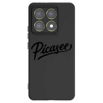 Picasee Xiaomi 14T Hülle - Schwarzes Silikon - Picasee - old logo - black