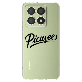 Picasee Xiaomi 14T Hülle - Transparentes Silikon - Picasee - old logo - black