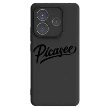 Picasee Xiaomi Redmi Note 14 5G Hülle - Schwarzes Silikon - Picasee - old logo - black