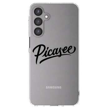 Picasee Samsung Galaxy A16 5G Hülle - Transparentes Silikon - Picasee - old logo - black