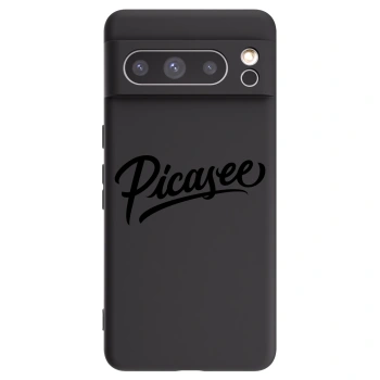 Picasee Google Pixel 8 Pro Hülle - Schwarzes Silikon - Picasee - old logo - black