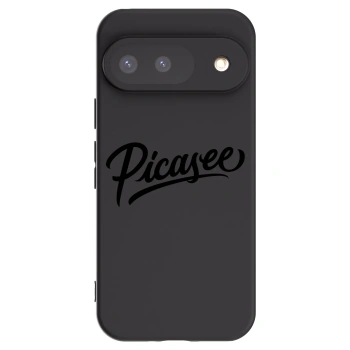 Picasee Google Pixel 9 Hülle - Schwarzes Silikon - Picasee - old logo - black