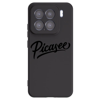 Picasee Xiaomi 15 Hülle - Schwarzes Silikon - Picasee - old logo - black