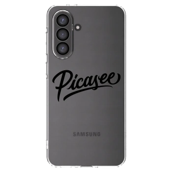 Picasee Samsung Galaxy A36 5G Hülle - Transparentes Silikon - Picasee - old logo - black