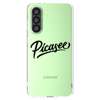 Picasee Samsung Galaxy A26 5G A266B Hülle - Transparentes Silikon - Picasee - old logo - black