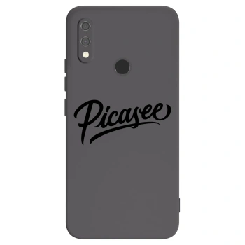 Picasee Xiaomi Redmi Note 7 Hülle - Schwarzes Silikon - Picasee - old logo - black
